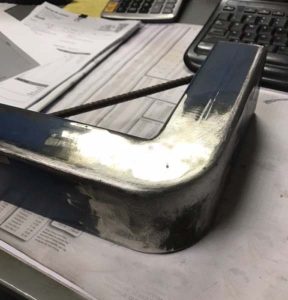 Fabricated RHS Corner