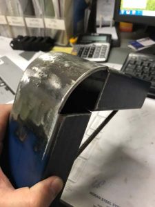 Fabricated RHS Corner