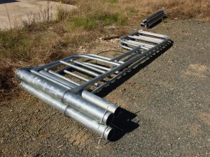 Galvanized Horse Gates